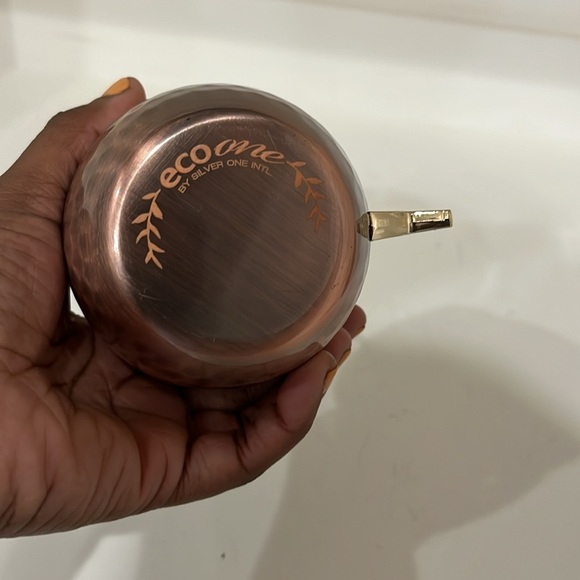 Eco one Silver One International Moscow Mule Mug Copper Hammered Finish - Picture 3 of 7